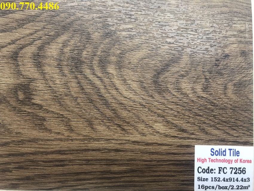 Sàn Nhựa Solid Tile 7256