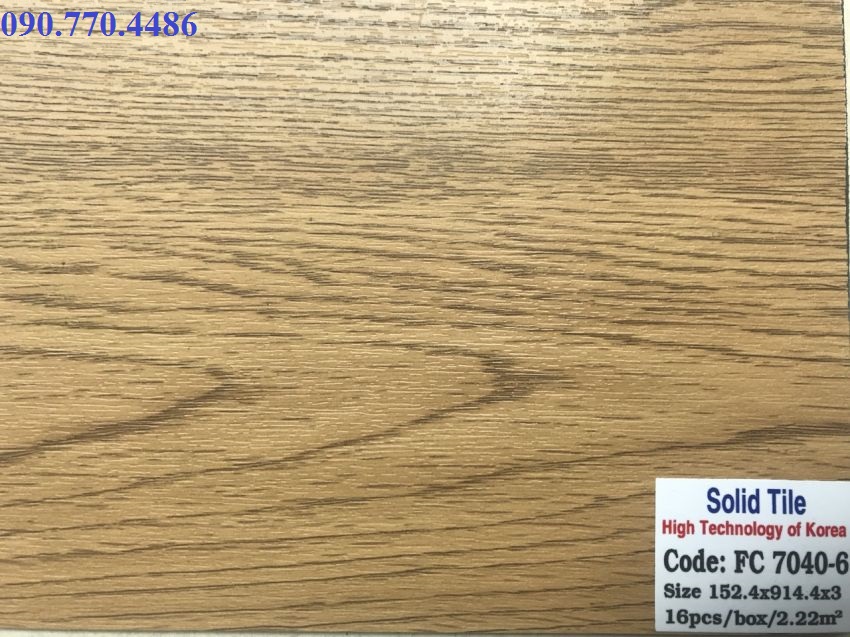 Sàn Nhựa Solid Tile 7040-6